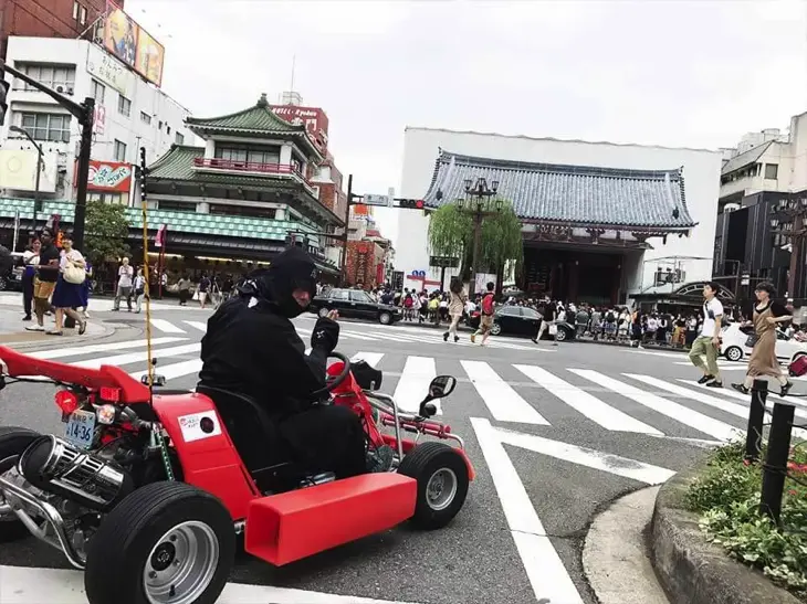 Real Life SuperHero Go-Karting Street